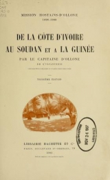 Cover of Mission Hostains-d'Ollone, 1898-1900