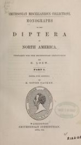 Cover of Monographs of the Diptera of North America