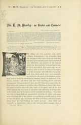 Cover of Mr. H.M. Stanley : as leader and comrade