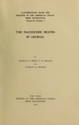 Cover of The Nacoochee mound in Georgia