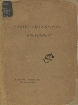 Cover of "Notes" - "Harmonies" - "Nocturnes"