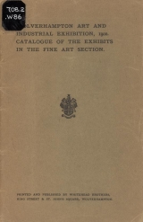 Cover of Official catalogue of the fine art section