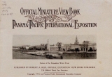 Cover of Official miniature view book of the Panama-Pacific International Exposition