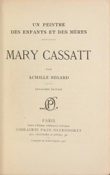 Cover of Un peintre des enfants et des mères, Mary Cassat,