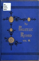 Cover of The Philatelic record