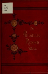 Cover of The Philatelic record