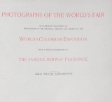 Cover of Photographs of the World's Fair