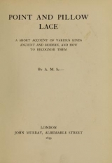 Cover of Point and pillow lace
