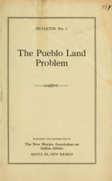 Cover of The Pueblo land problem