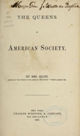 Cover of The queens of American society