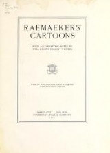 Cover of Raemaekers' Cartoons