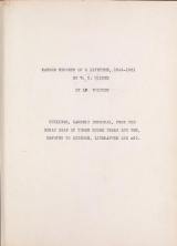Cover of Random records of a lifetime, 1846-1931 actually 1932 v. 1