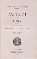 Cover of Rapport du jury, groupe XIII, classe 83: Soies et tissus de soie