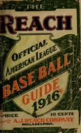 Cover of The Reach official American League base ball guide