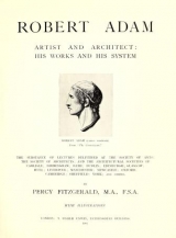 Cover of Robert Adam, artist and architect