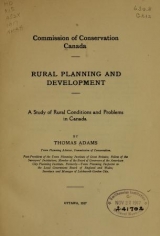 Cover of Rural planning and development