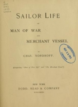 Cover of Sailor life on man of war and merchant vessel 