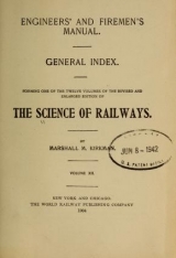 Cover of The science of railways