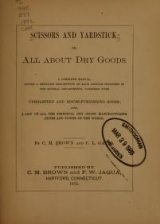 Cover of Scissors and yardstick