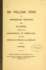 Cover of Sir William Penn