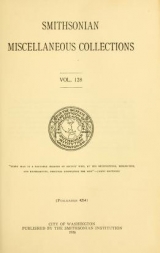 Cover of Smithsonian miscellaneous collections