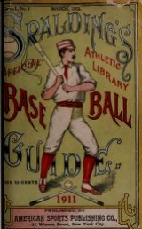 Cover of Spalding's base ball guide, and official league book for