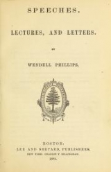 Cover of Speeches, lectures, and letters