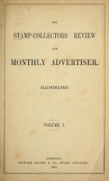 Cover of The stamp-collector's review and monthly advertiser