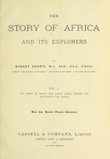 Cover of The story of Africa and its explorers v. 2