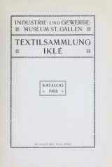 Cover of Textilsammlung Iklé Katalog