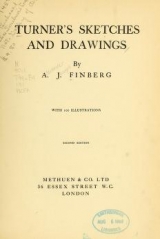 Cover of Turner's sketches and drawings