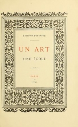 Cover of Un art une école
