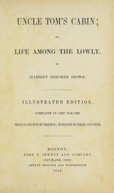 Cover of Uncle Tom's cabin, or, Life among the lowly
