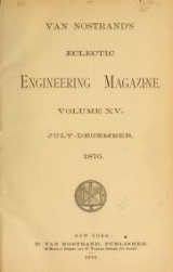 Cover of Van Nostrand's eclectic engineering magazine