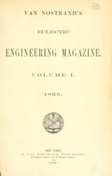 Cover of Van Nostrand's eclectic engineering magazine