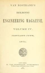 Cover of Van Nostrand's eclectic engineering magazine