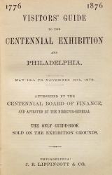 Cover of Visitors' guide to the Centennial Exhibition and Philadelphia