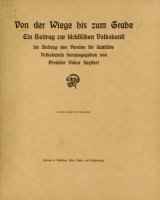 Cover of Von der Wiege bis zum Grabe