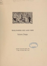 Cover of Wall-papers old and new