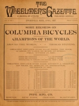 Cover of The Wheelmen's gazette