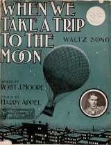 Cover of When we take a trip to the moon