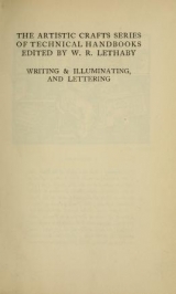 Cover of Writing & illuminating, & lettering