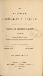 Cover of American journal of pharmacy