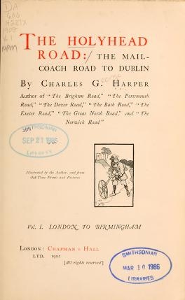 Cover of The Holyhead road