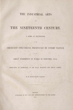 Cover of The industrial arts of the nineteenth century