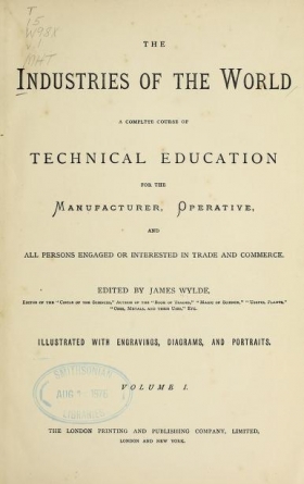 Cover of The industries of the world
