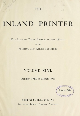 Cover of The Inland printer