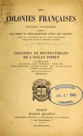 Cover of Les colonies françaises