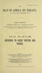 Cover of The map of Africa by treaty