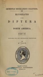 Cover of Monographs of the Diptera of North America